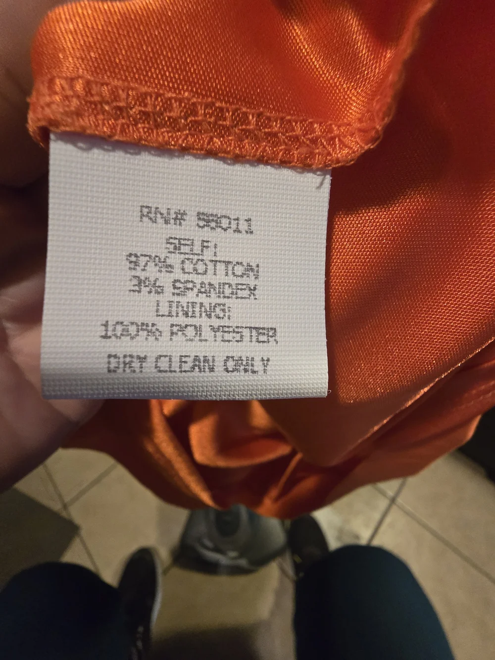David Meister Orange Sleeveless Pleated Sheath Midi Dress - Picture 3 of 3